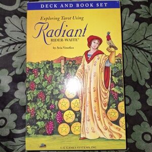 Radiant Rider-Waite Tarot Deck and Book Set